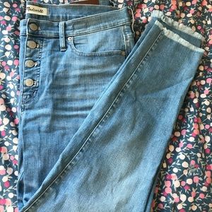 Madewell 9” High-Rise Skinny Crop Jeans